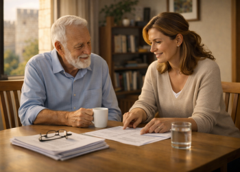 אב ובת חותמים על ייפוי כוח מתמשך